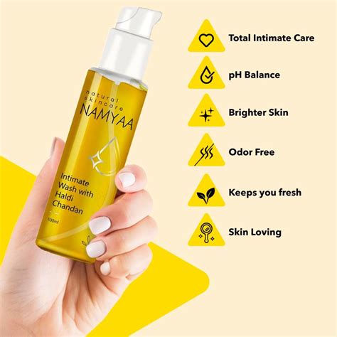 Namyaa Intimate Wash with Haldi & Chandan, 100 ml Price, Uses, Side ...