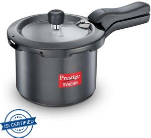 Prestige Svachh Hard Anodised 7.5 L Outer Lid Induction Bottom Pressure ...