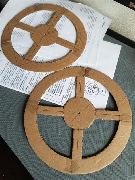 Image result for How to Make a Wheel Using Cardboard