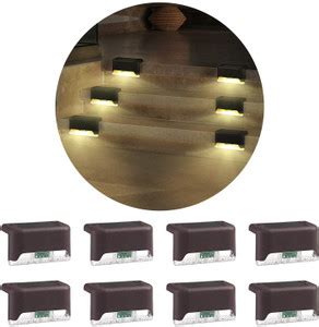 Priyadarshi Solar Lamp Path Stair Outdoor Waterproof Wall Light Solar ...