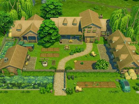 sims 4 farm house layout