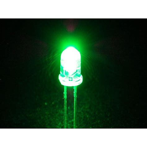 Green LED 5mm (Light Emitting Diod) - FR303