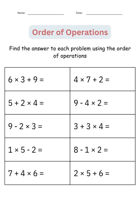 Image result for 5th Grade Math Worksheets Ordering Numbers