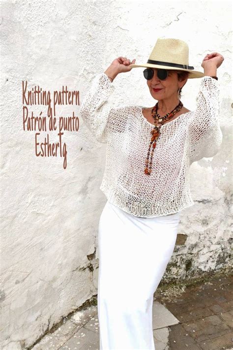 Sweater Knitting Patterns Easy Sweater Knit Pattern Knit - Etsy