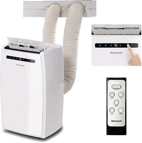 Honeywell 10,000 BTU, MN10CEDWW Dual Hose Portable Air Conditioner with ...