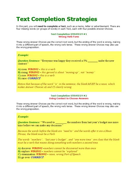 Image result for Text Completion Practice