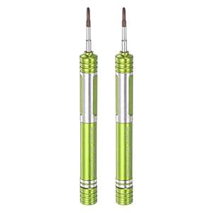 HARFINGTON 2pcs Aluminum Precision Screwdriver 2mm Phillips Magnetic ...