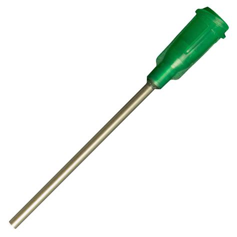 Blunt Tip Dispensing Fill Needles 14ga x 1.5" Olive