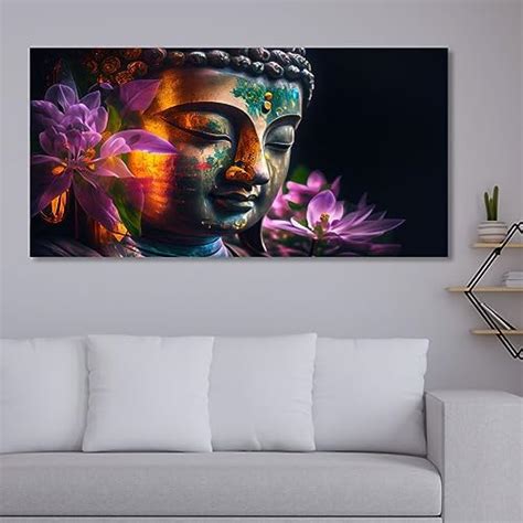SAF paintings Unframed Rolled Art Print|Lord Buddha Canvas Wall Art ...