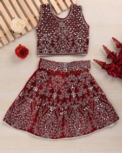 S K Dresses Baby Girls Lehenga Choli Party Wear, Ethnic Wear ...