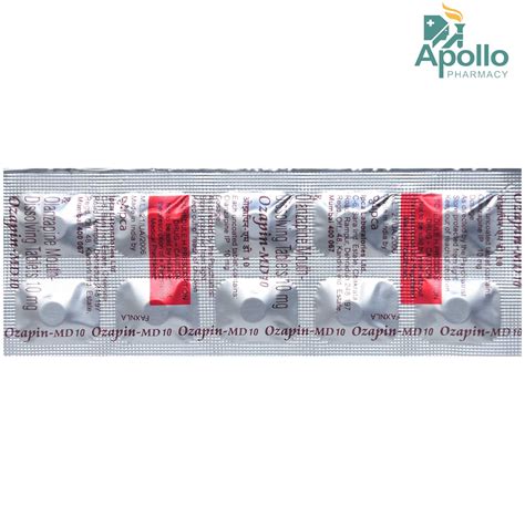 OZAPIN MD 10MG TABLET Price, Uses, Side Effects, Composition - Apollo ...