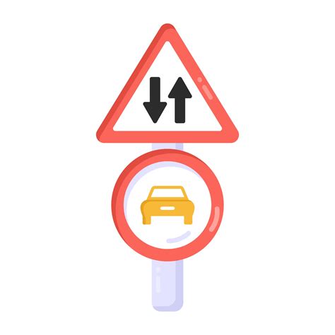 frecce di traffico e segnale stradale 3084955 Arte vettoriale a Vecteezy