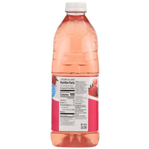 Food Club White Cranberry Strawberry Flavored Juice Cocktail Blend From ...