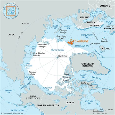 Image result for Svalbard Archipelago Map