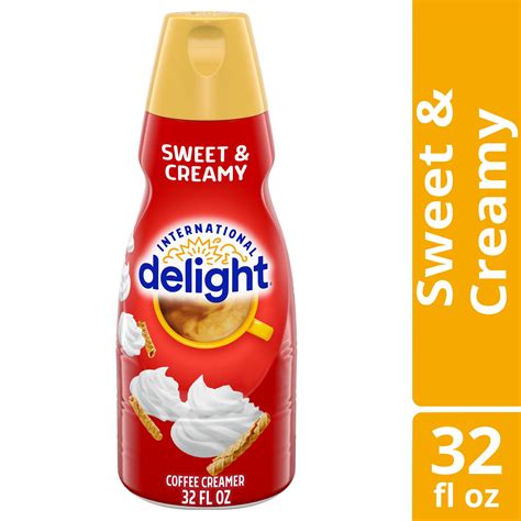 International Delight Sweet & Creamy Coffee Creamer, 32 fl oz Bottle ...
