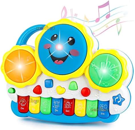 Buy zest 4 toyz Toys Drum Keyboard Musical Piano with Flashing Lights ...