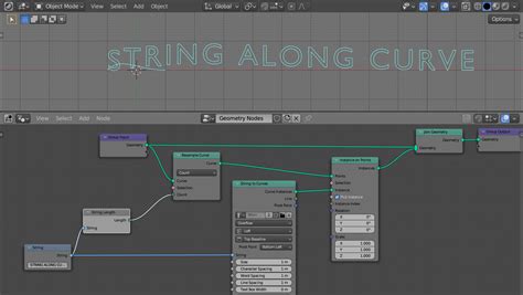 Image result for Blender Tutorial Geometry Node Text Effects