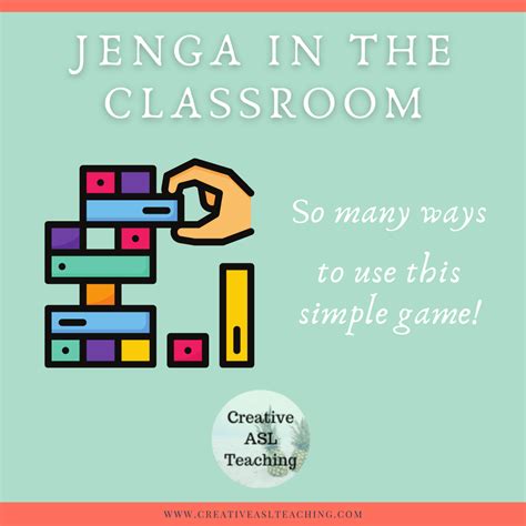 Classroom Jenga! – Creative ASL Teaching