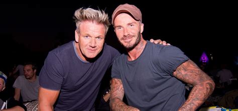 David Beckham And Gordon Ramsay Go HeadToHead In A Cook Off