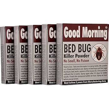 Good Morning Bed Bug Killer Spray Powder (Pack of 5): Amazon.in: Garden ...