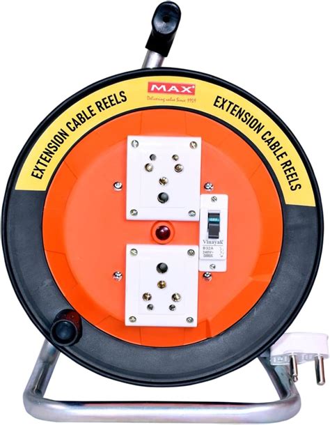 MAX Extension Drum 25 Meter Wire (1.5MM, 3 Core Cable)|with Two ...