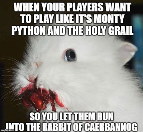 Image result for Monty Python Rabbit Meme