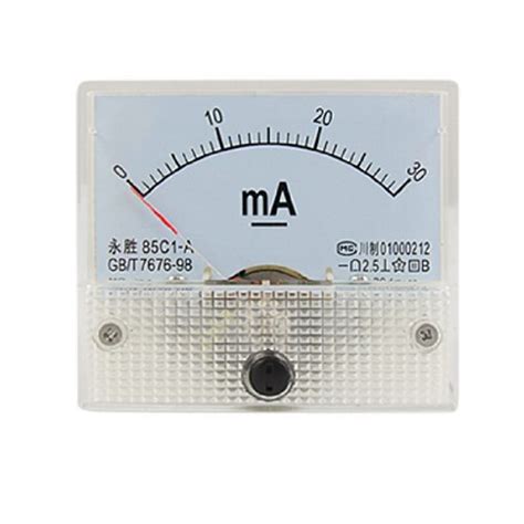 Alcoa PrimeDC 0-30mA Analog Current Panel Meter Amperemeter 85C1-A ...