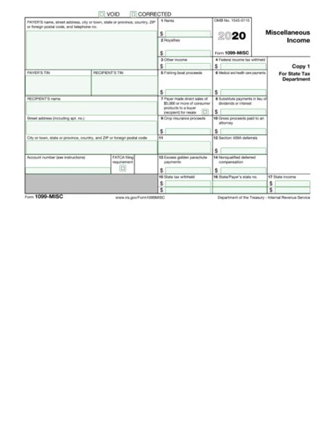 Image result for 1099 Form Sample