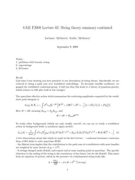 String Theory Lecture 2 的图像结果
