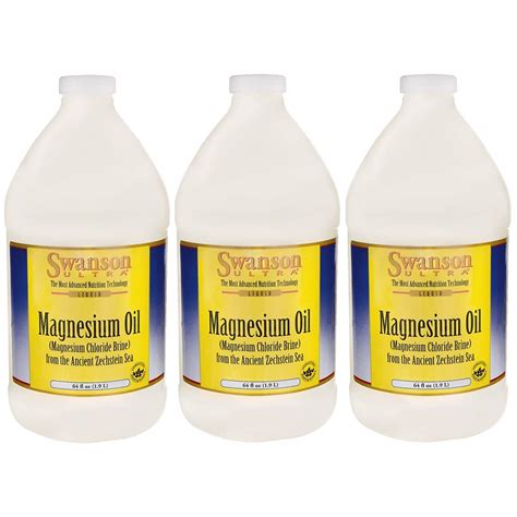 Buy SwansonMagnesium Oil Spray Zechstein Magnesium - 64 fl oz (1.9 l ...