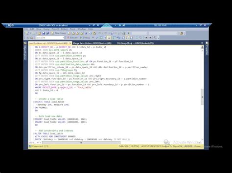 40 Loading a Partitioned Table