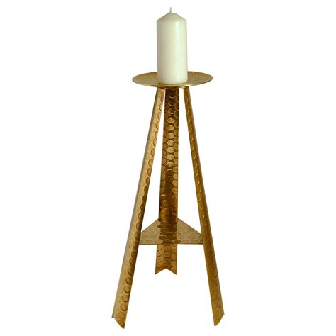 Large Modernist Floor Standing Candelabra at 1stDibs