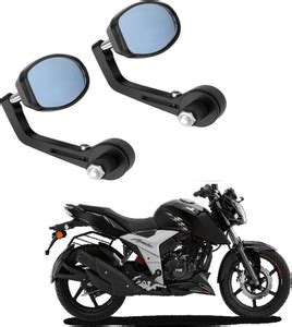 RWT Manual Rear View Mirror, Dual Mirror, Driver Side For TVS Appache ...
