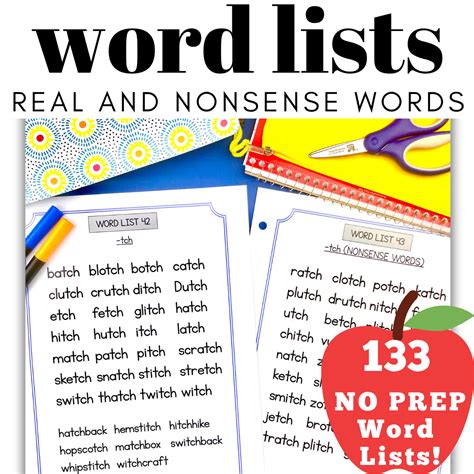 Word Lists - Real & Nonsense Orton Gillingham Phonics Lesson Plans - Orton Gillingham Mama