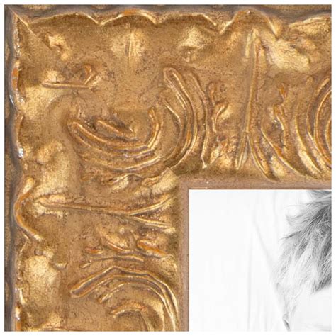 ArtToFrames 30x40 inch Versailles Gold Picture Frame, Gold Wood Poster ...