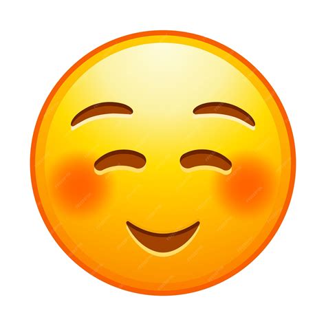 Emoticon van topkwaliteit Leuke lachende emoji Blij gezicht met rode ...