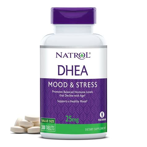 Natrol DHEA, 25 mg - 300 Tablets : Amazon.in: Health & Personal Care