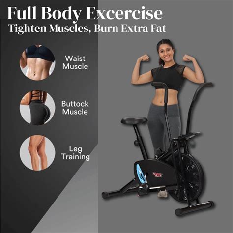 Exercise Cycle Air Bike India | Buy JSB HF175 Online Best Price