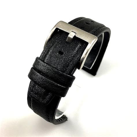 Steel & Leather Replacement Watch Band Strap For Seiko SRPG31 4R36-10A0 ...