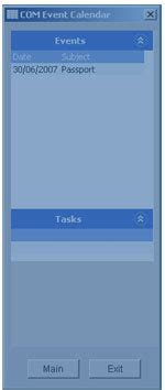 COM Event Calendar, Task Manager, To-do-List, Record your daily events ...
