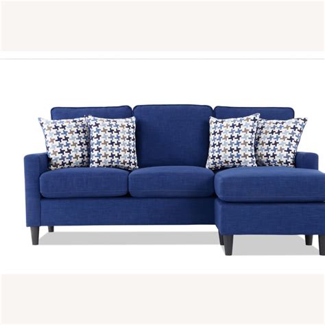 Bob's Discount Furniture Malibu Blue Chofa Sectional - AptDeco