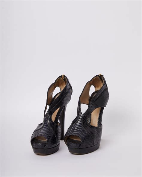 Fendi Platform Peep Toe Booties