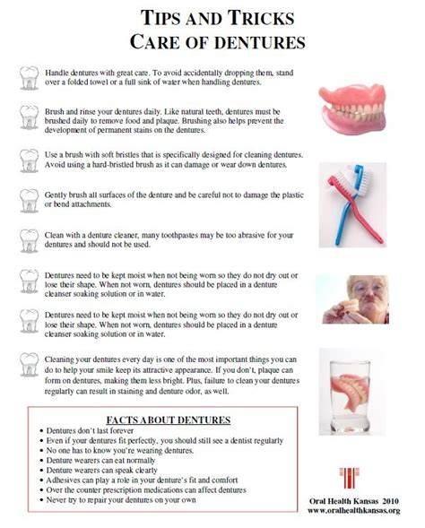 Image result for How to Clean Dentures PDF