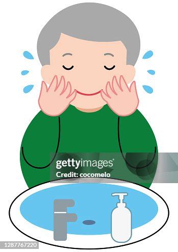 Image result for Washing Face Picture Man Cartoon