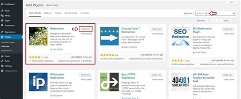WordPress Redirection 的图像结果