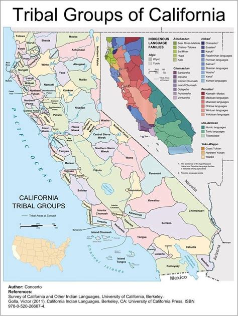 Native American Tribes in California Map: Explore Their Lands