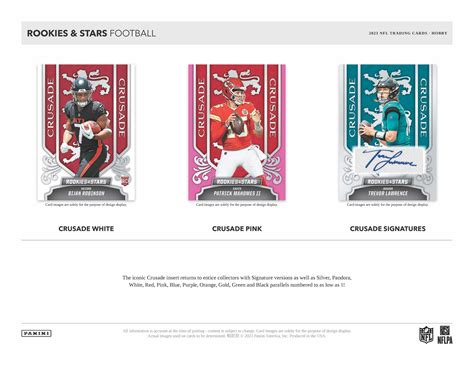 2023 Panini Rookies & Stars NFL Football Cards