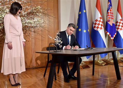 Inauguration Ceremony of President of the Republic of Croatia Zoran Milanović Held - President ...
