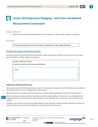 Image result for Lesson 20 Math 6