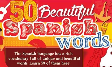50 Beautiful Spanish Words To Start Using Now! | Take Lessons ...